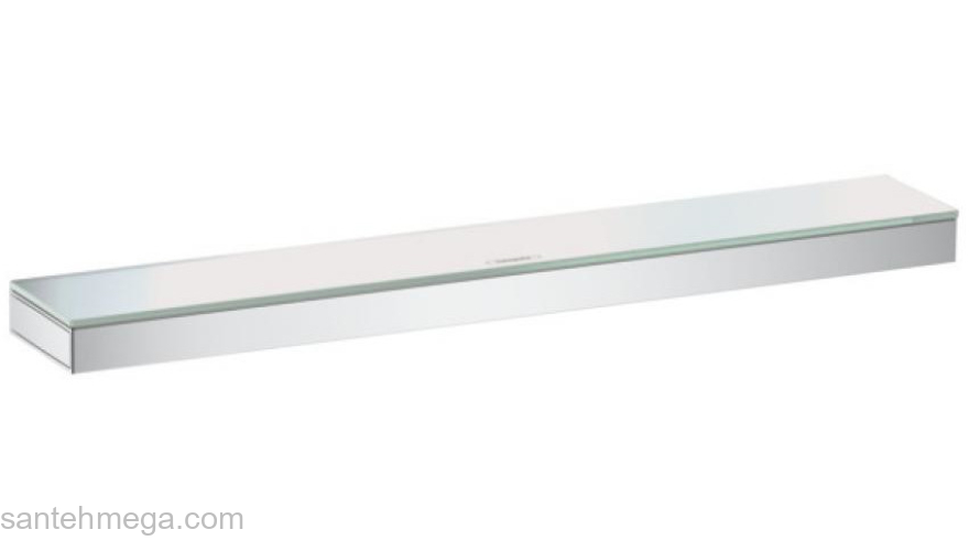 Полка Hansgrohe Rainfinity Shelf 500 26844000, хром для ванной комнаты. Фото