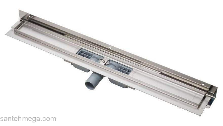 Водоотводящий желоб ALCAPLAST Flexible Low APZ104-650. Фото