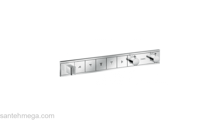 Панель для ванны HANSGROHE RainSelect с 5 кнопками 15358000. Фото
