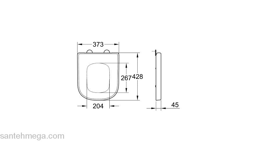 Сиденье GROHE Euro Ceramic 39459000. Фото