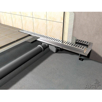 Водоотводящий желоб ALCAPLAST Flexible Low APZ104-950. Фото