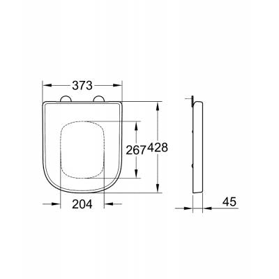 Сиденье GROHE Euro Ceramic 39459000. Фото