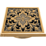 Сливной трап с решёткой BRONZE DE LUXE «Цветок» 21975/4927.3 Сливной трап с решёткой BRONZE DE LUXE «Цветок» 21975/4927.3. Фото