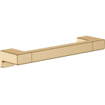 Поручень AddStoris Hansgrohe 41744140, шлифованная бронза Поручень AddStoris Hansgrohe 41744140, шлифованная бронза для ванной комнаты. Фото