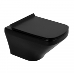 Унитаз подвесной безободковый BELBAGNO Sela BB3201CHR-MB Nero Matt Унитаз подвесной безободковый BELBAGNO Sela BB3201CHR-MB Nero Matt. Фото